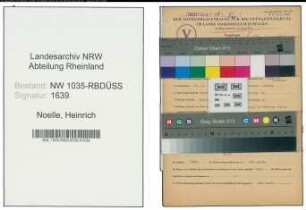 Entnazifizierung Heinrich Noelle , geb. 16.11.1908 (Buchhalter)