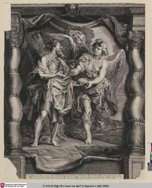 [Elija in der Wüste, versorgt durch einen Engel; Elijah in the Desert fed by an angel]