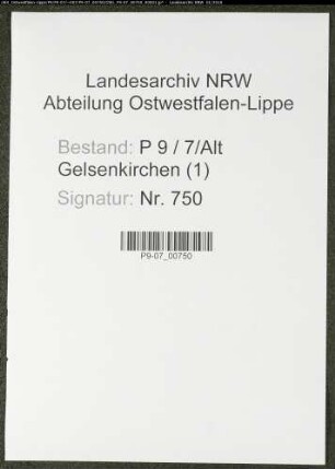 Namensverzeichnis Alt - Gelsenkirchen, Todesfälle