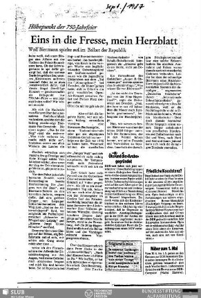 Friedliche Koexistenz?
