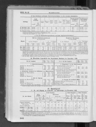 IV. Bautätigkeit