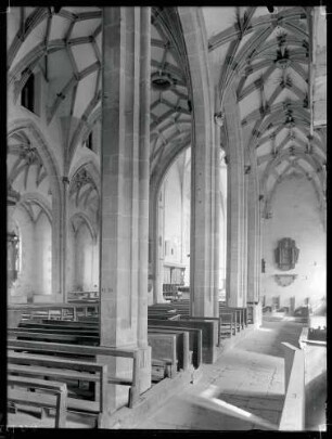 Alexanderkirche; Innenraum nach Nordosten, vor der Restaurierung