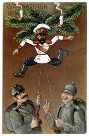 Kriegs-Erinnerungs-Karte: Ser.XIV,1 87242 Weihnachten 1914 (verboten)