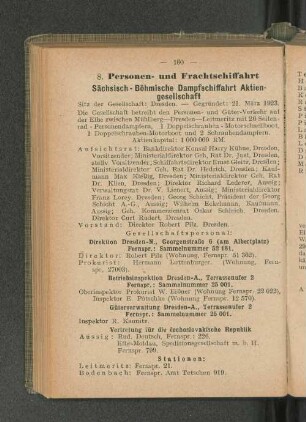 Sächsisch-Böhmische Dampfschiffahrt Aktien-gesellschaft