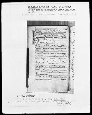 Graduale — Initiale H (odie scietis), Folio 2verso