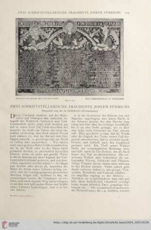 Zwei schriftstellerische Fragmente Joseph Führichs, [3]