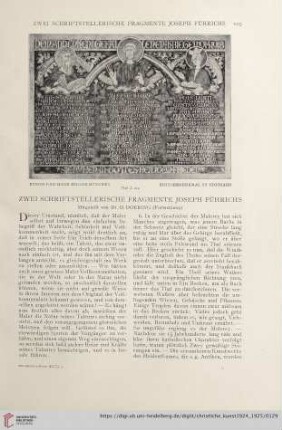 Zwei schriftstellerische Fragmente Joseph Führichs, [3]