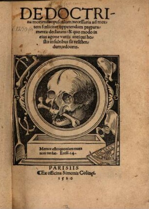 De Doctrina moriendi Opusculum