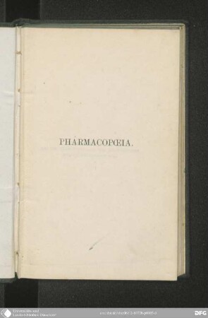 The Pharmacopoeia of the Royal London Ophthalmic Hospital