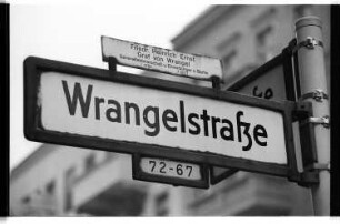 Kleinbildnegativ: Wrangelstr. 65, 1984