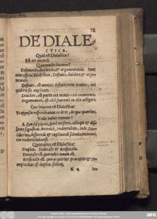 De Dialecticae.