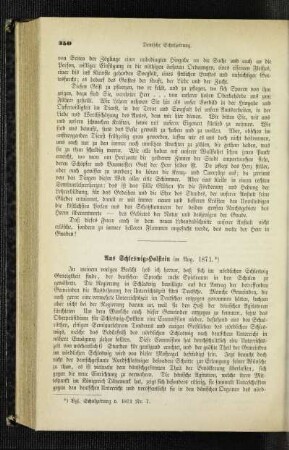 Aus Schleswig-Holstein : im Aug. 1871