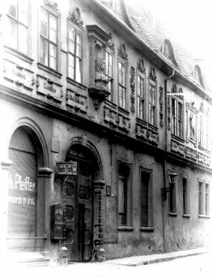 Große Nicolaistraße 9 - (falsches Händelhaus, "Der Händelpark", damals Eigentum der Rauchfuß-Brauereien Giebichenstein)