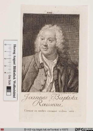 Bildnis Jean-Baptiste Rousseau