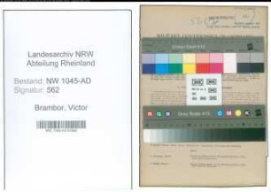 Entnazifizierung Victor Brambor , geb. 08.05.1897 (Arbeiter)
