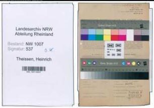 Entnazifizierung Heinrich Theissen , geb. 26.09.1905 (Kaufm.Angestellter)