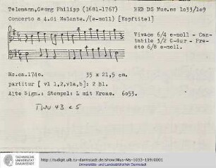 Quartett e-moll
