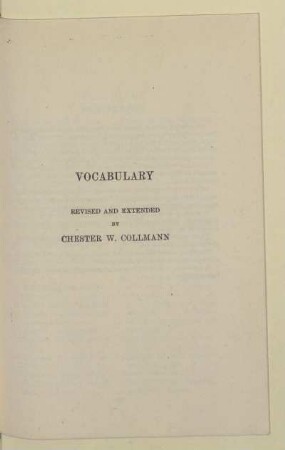 VOCABULARY