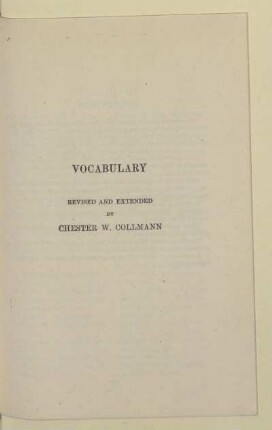 VOCABULARY