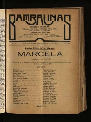Marcela : comedia en 3 actos