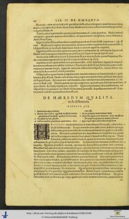 Titulus XIX. De Haeredum Qualitate & differentia.