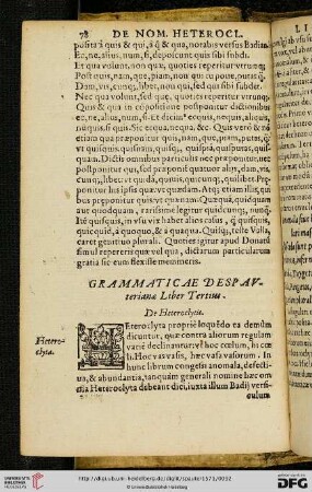 Liber Tertius: De Heteroclytis