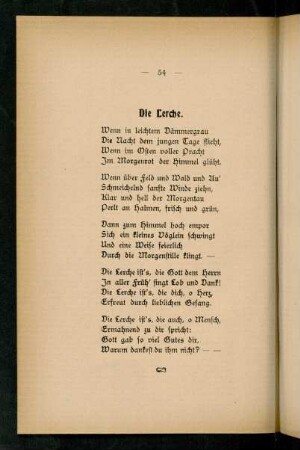 54, Die Lerche