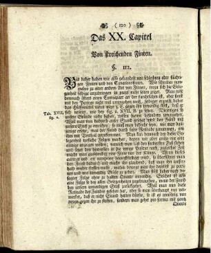 Das XX. Capitel. Von streichenden Finten.