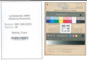 Entnazifizierung Franz Boeing , geb. 21.02.1902 (Angestellter)