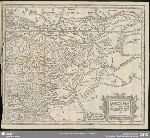 Moscoviae Totius Cum Regionibus Finitimis Descriptio