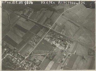 Fabrikanlage nördlich Bahnhof Allach (mit Einzeichnung) (1100 m)
