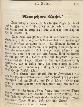 Neunzehnte Nacht