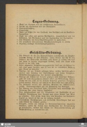 Tages-Ordnung