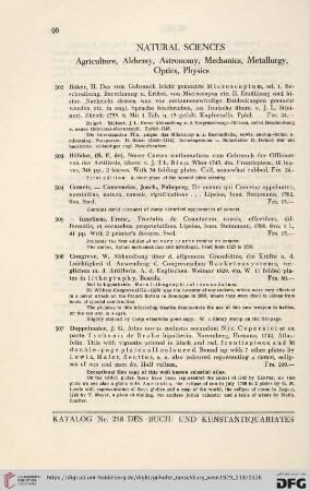 Natural Sciences (No. 302 - 318)