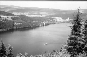 Titisee: Blick von der Straße bei Saig auf den Titisee