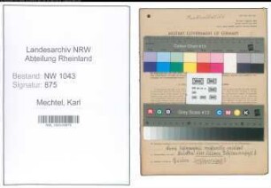 Entnazifizierung Karl Mechtel , geb. 02.06.1901 ()