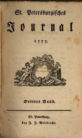 St.-Petersburgisches Journal. 3. 1777