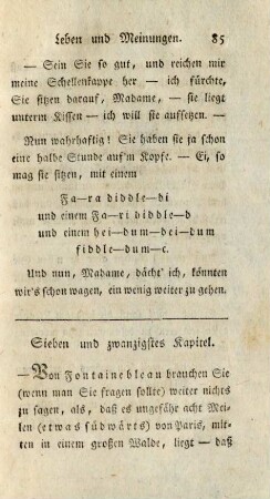 Sieben und zwanzigstes Kapitel