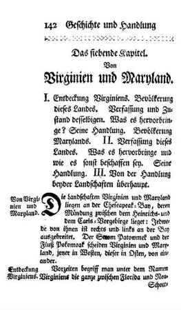 Von Virginien und Maryland.