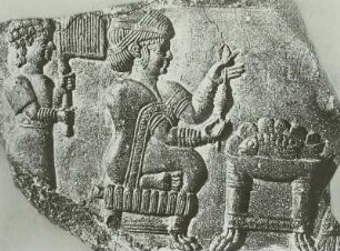 Spinnerin, Relief, E. 2./ Anf. 1. Jh. v. Chr., Susa