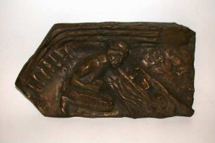 Relief "Bergmann unter dem Schild"