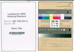 Entnazifizierung Otto Van Den Boom , geb. 01.04.1901 (Gastwirt)
