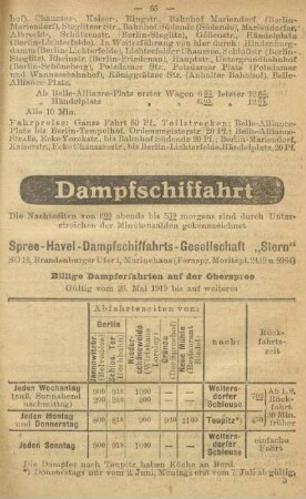 Dampfschiffahrt