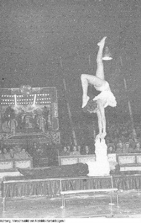 Dresden, Gastspiel des Zirkus Busch, Juni 1956