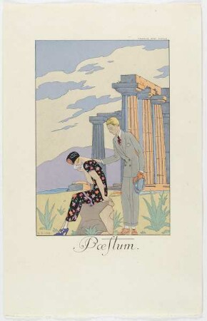 "Paestum", aus dem Mode-Almanach "Falbalas et Fanfreluches 1925",