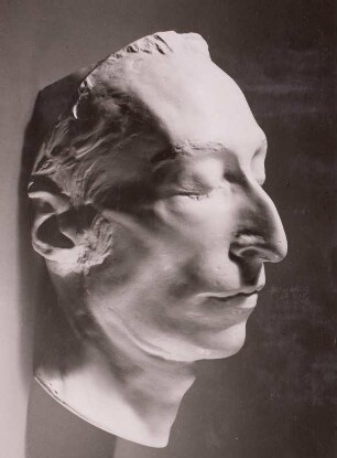 Weber, Carl Maria von : Totenmaske Carl Maria von Weber (1786-1826)