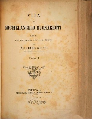 Vita di Michelangelo Buonarroti. 2