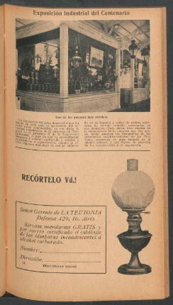 Exposición Industrial del Centenario - [Fotografía]