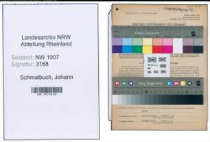 Entnazifizierung Johann Schmalbuch , geb. 26.01.1894 (Schiedsmann)