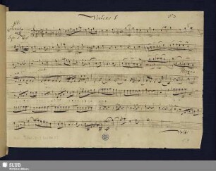 [No.3.] Concerto [c-Moll] Violino 1.